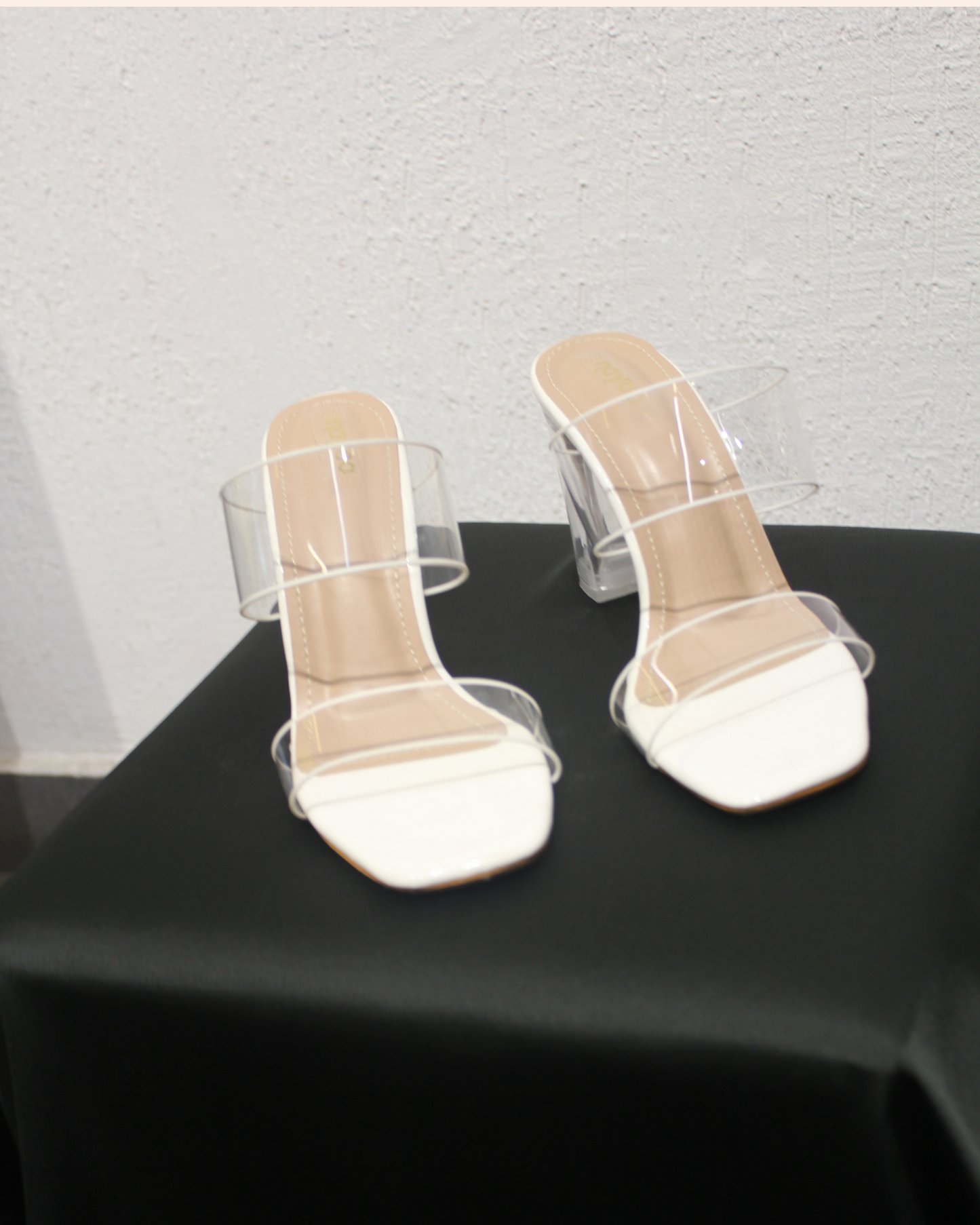 Transparent Block Heels
