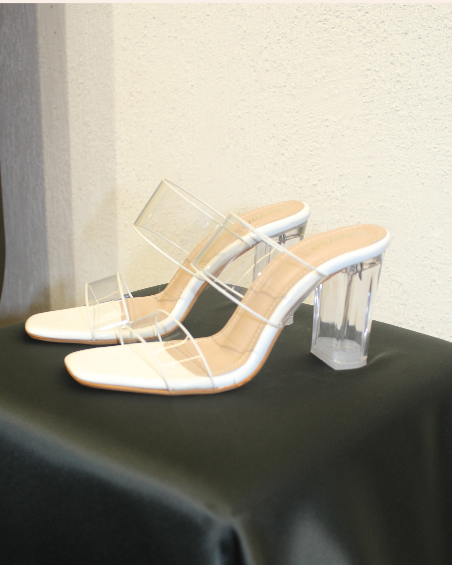 Transparent Block Heels