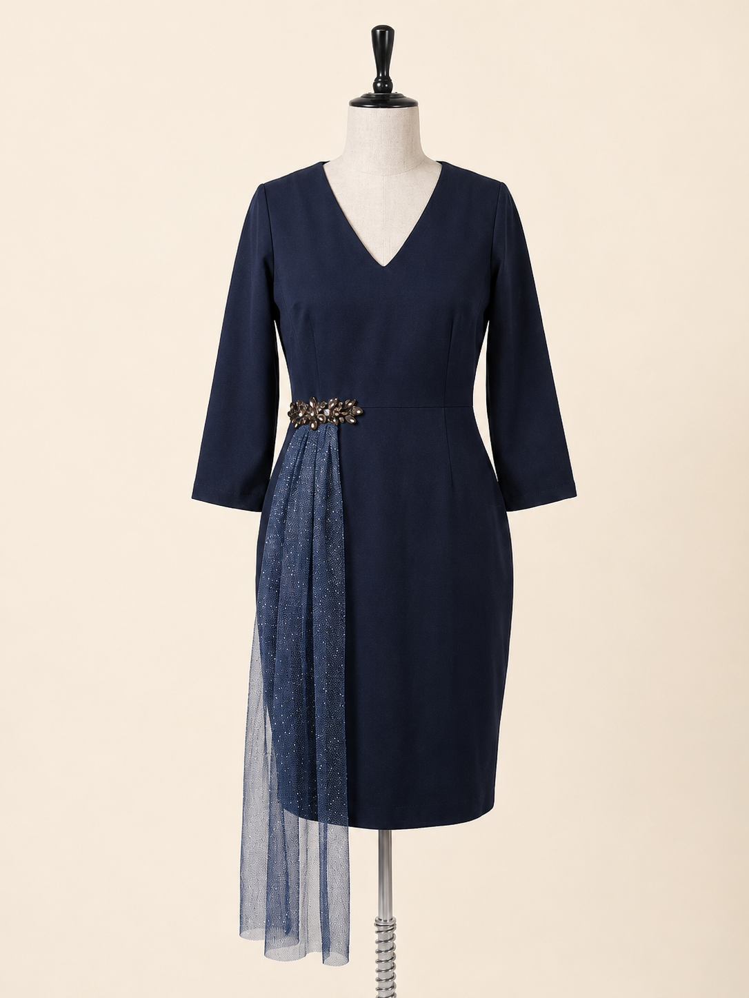 Midnight Mist Sheath Dress