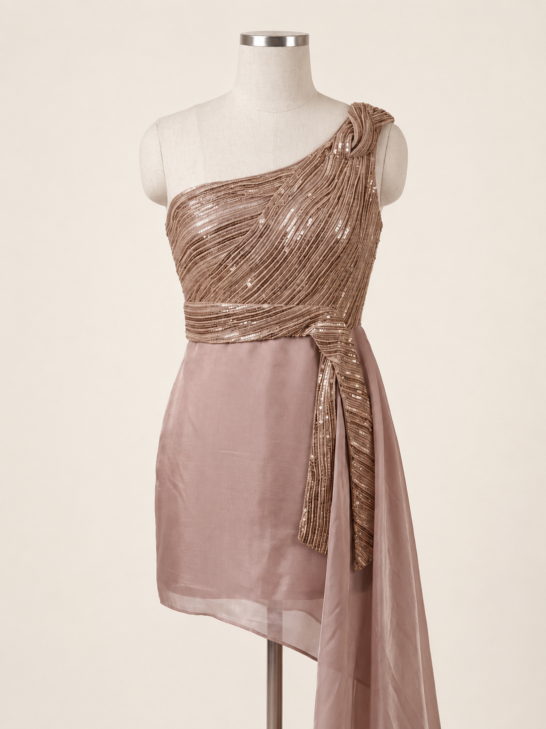 One-Shoulder Cocktail Dress