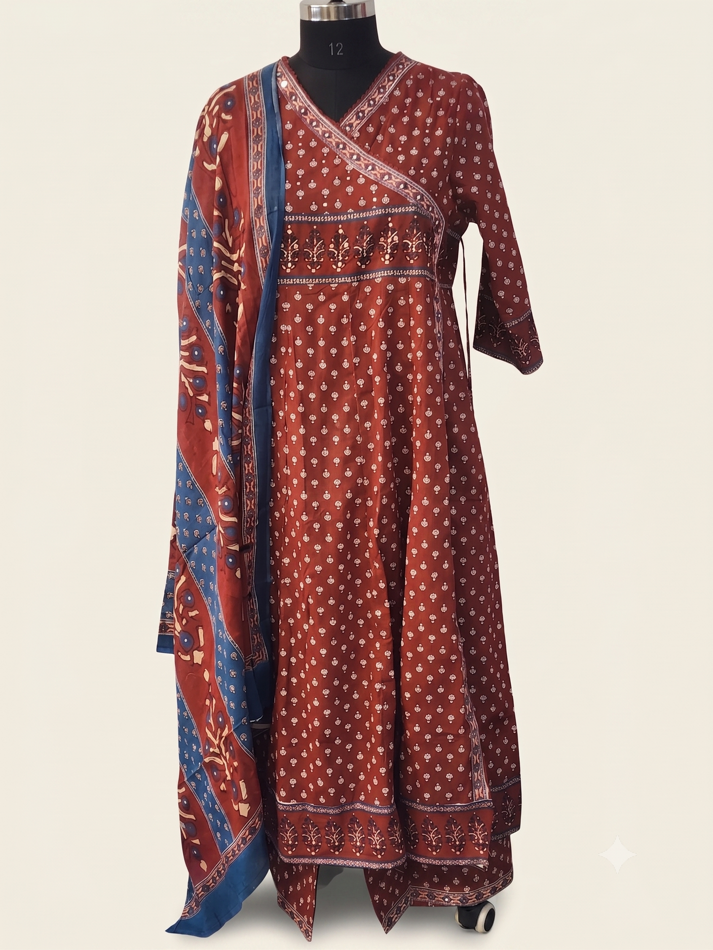 Angrakha-style suit