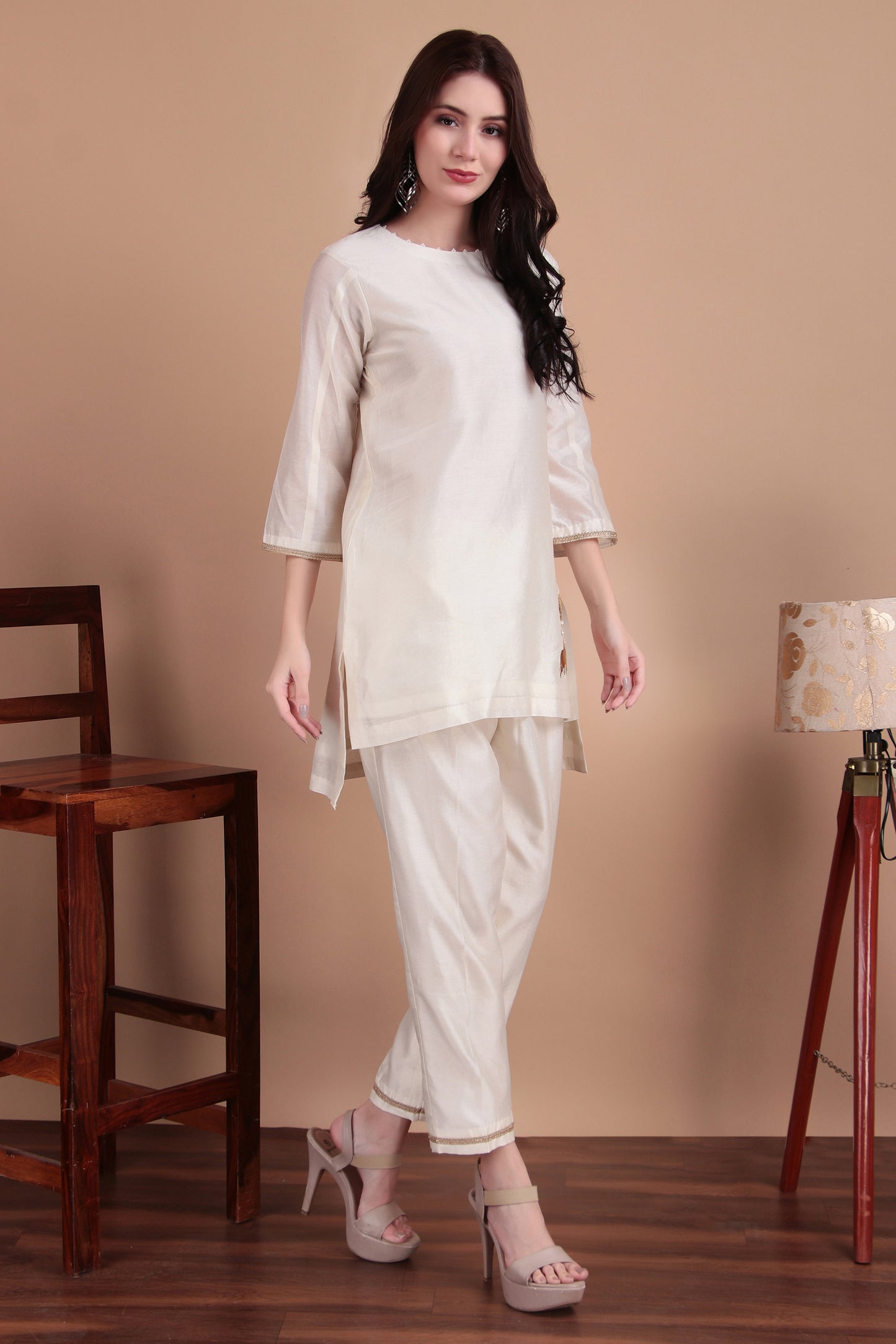 Chanderi Coordset
