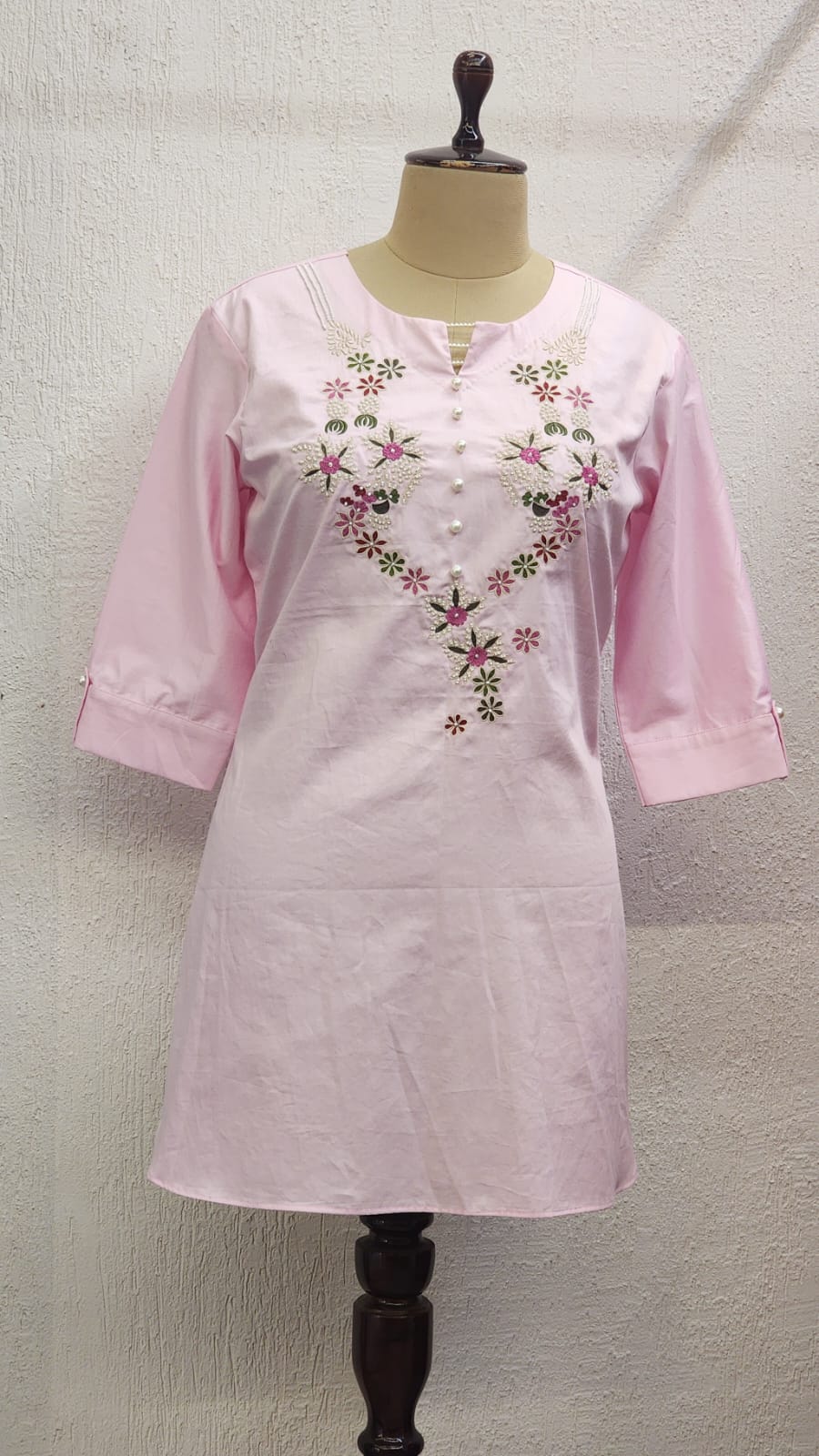 Short Kurta With Embroidery