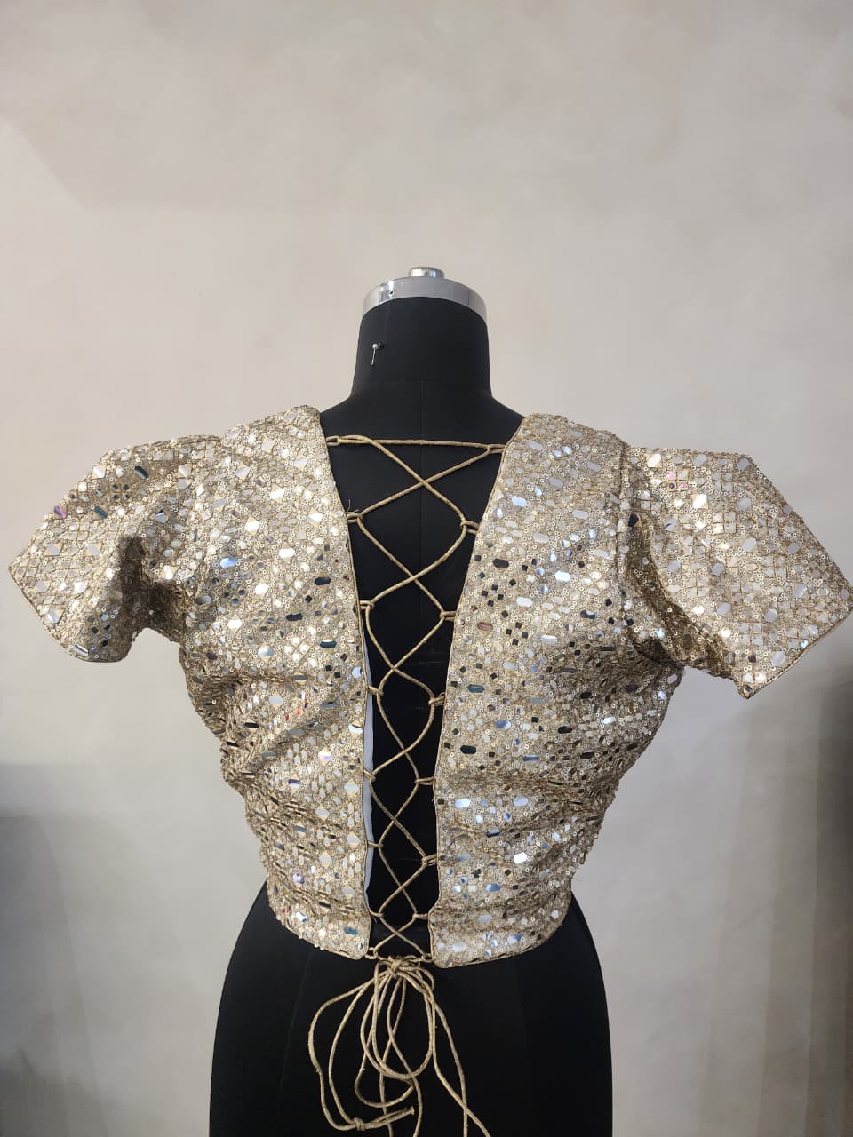 Golden Mirage Mirror Blouse