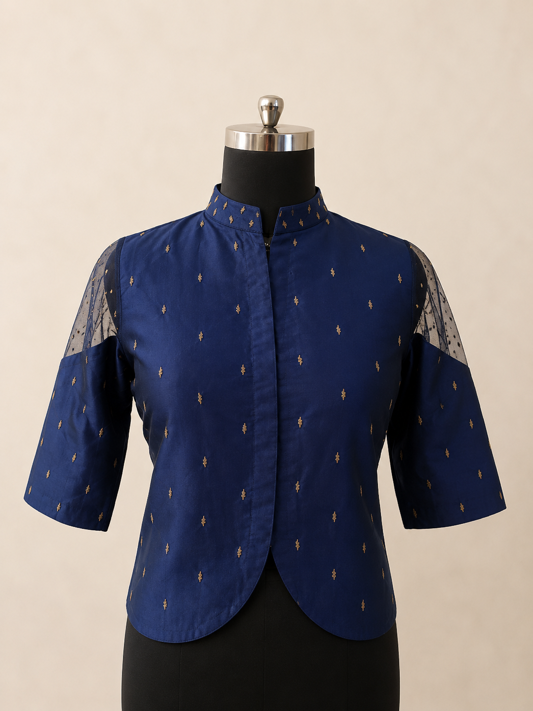 Royal Midnight Fusion Blouse