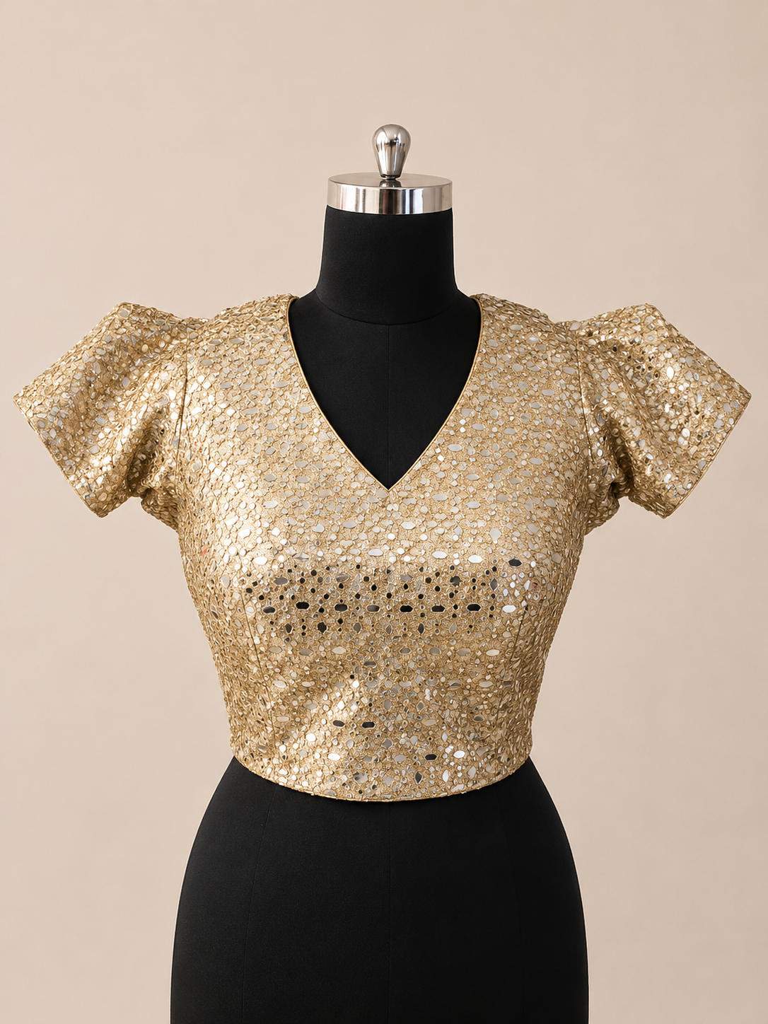 Golden Mirage Mirror Blouse