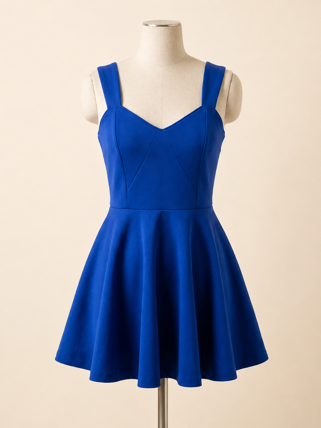 Royal Sapphire Fit & Flare Dress
