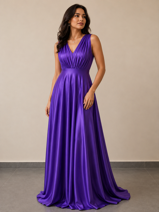 Royal Amethyst Flow Gown