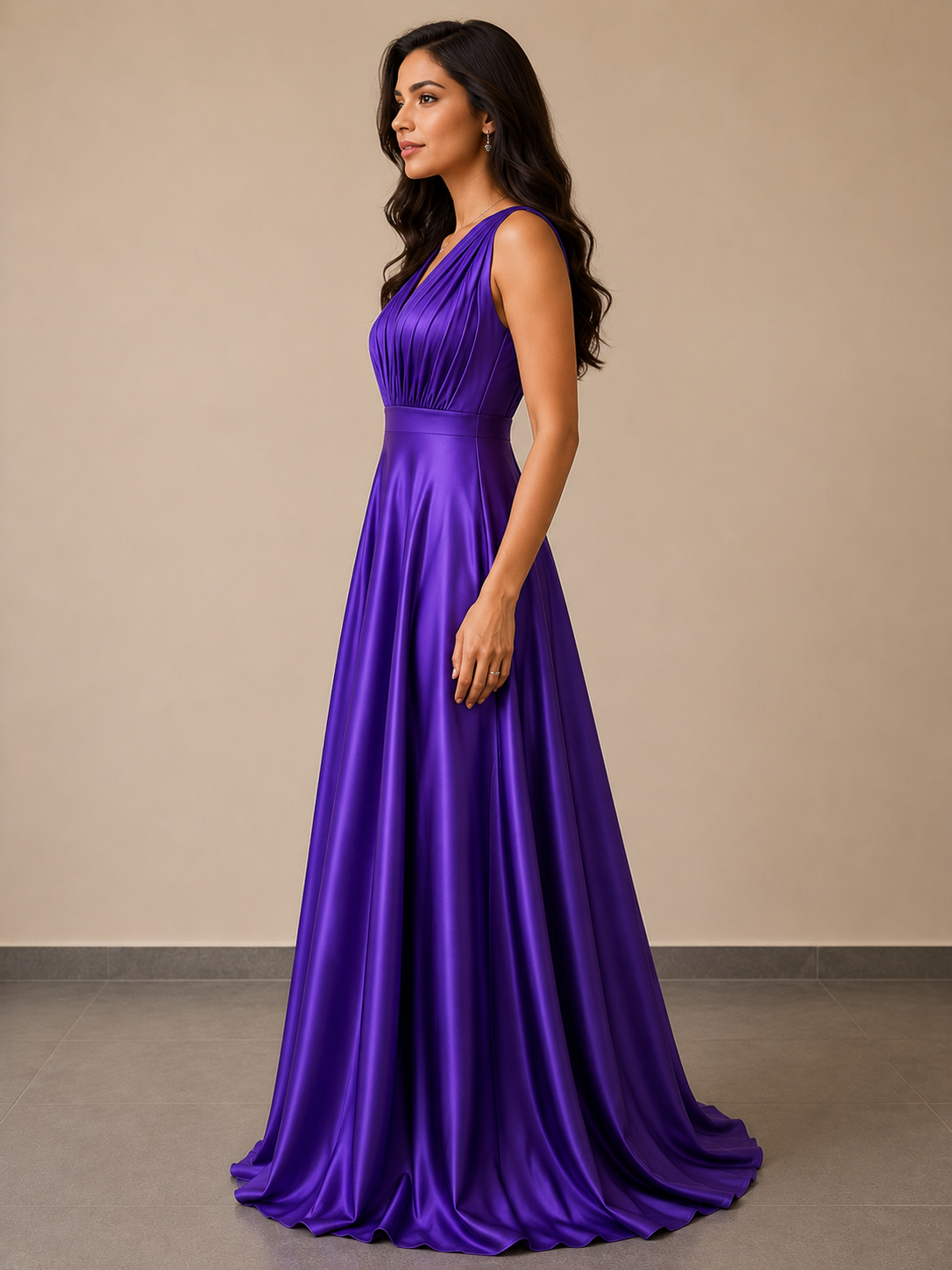 Royal Amethyst Flow Gown