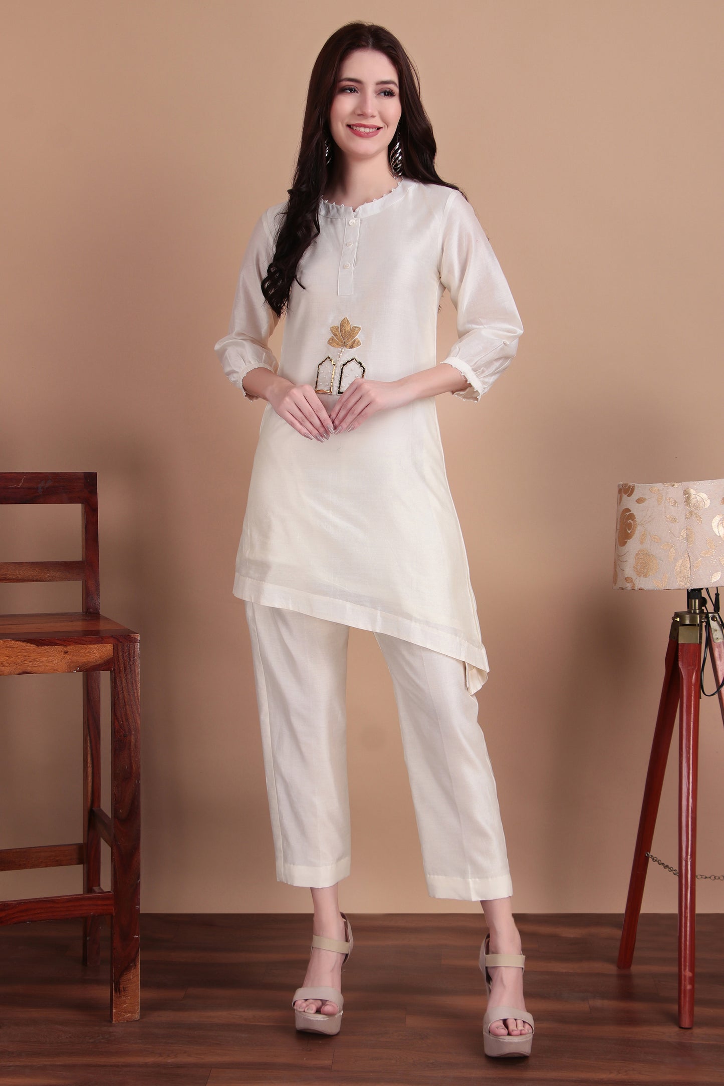 Chanderi Coordset