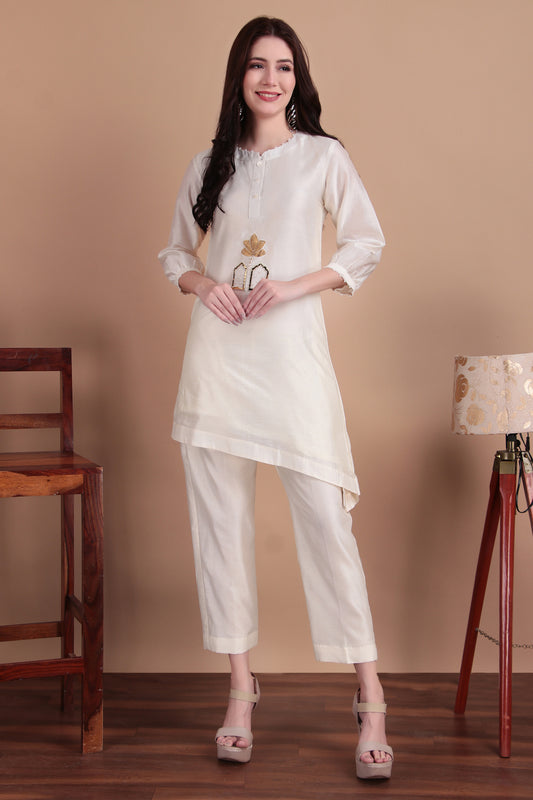 Chanderi Coordset