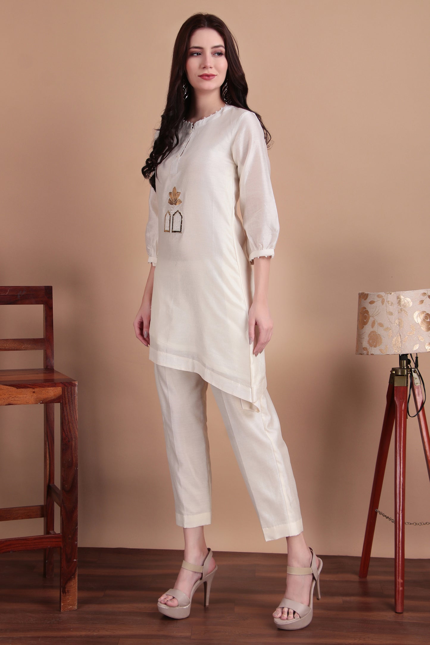 Chanderi Coordset