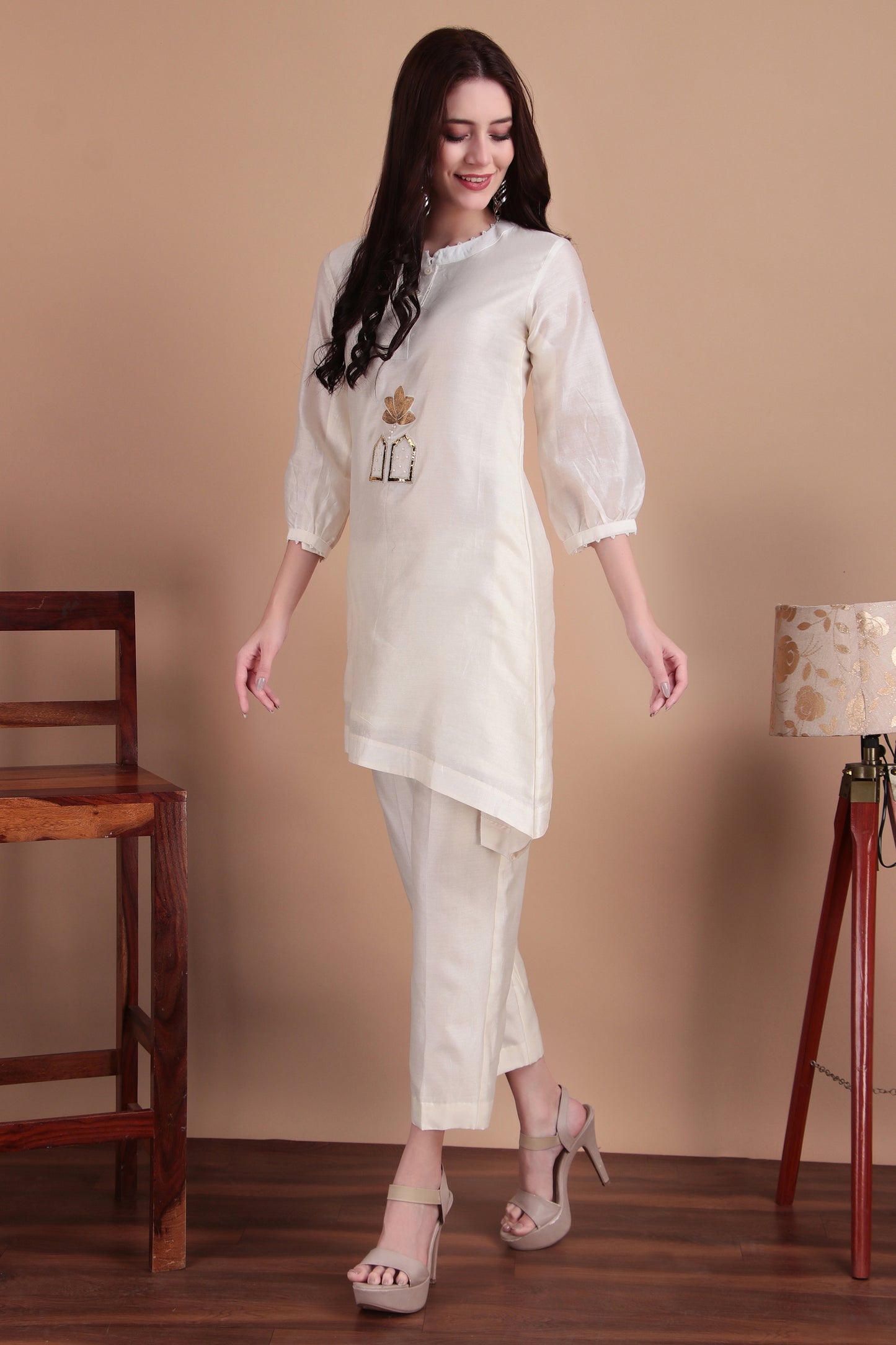 Chanderi Coordset