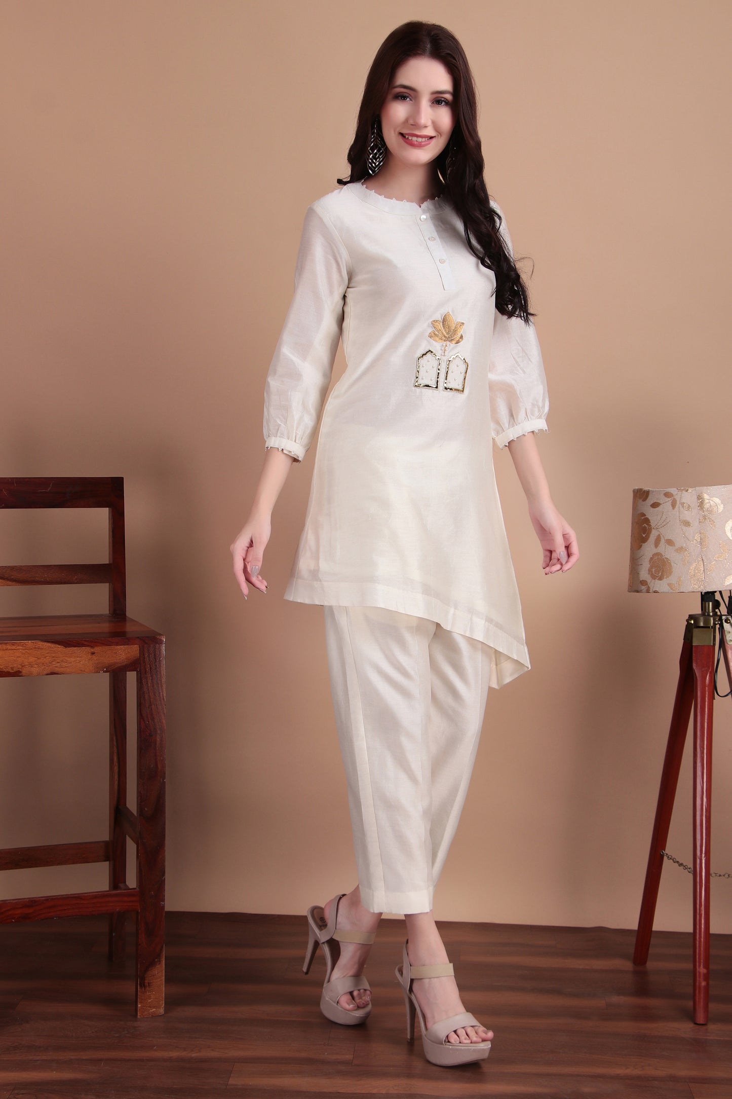 Chanderi Coordset