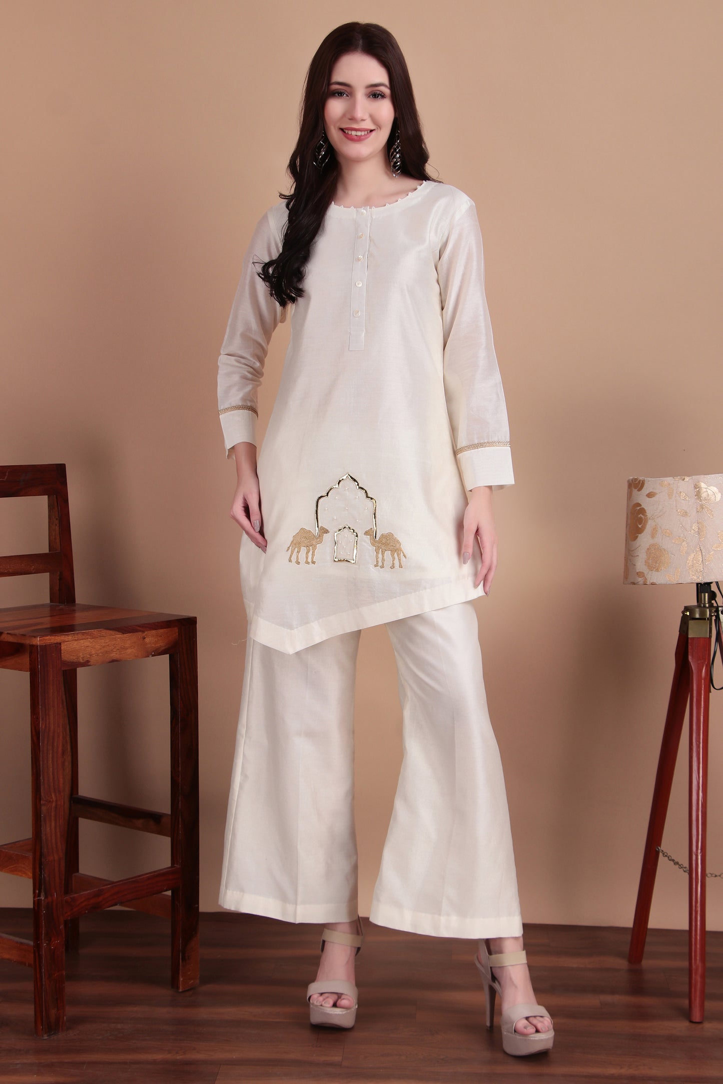 Chanderi Coordset