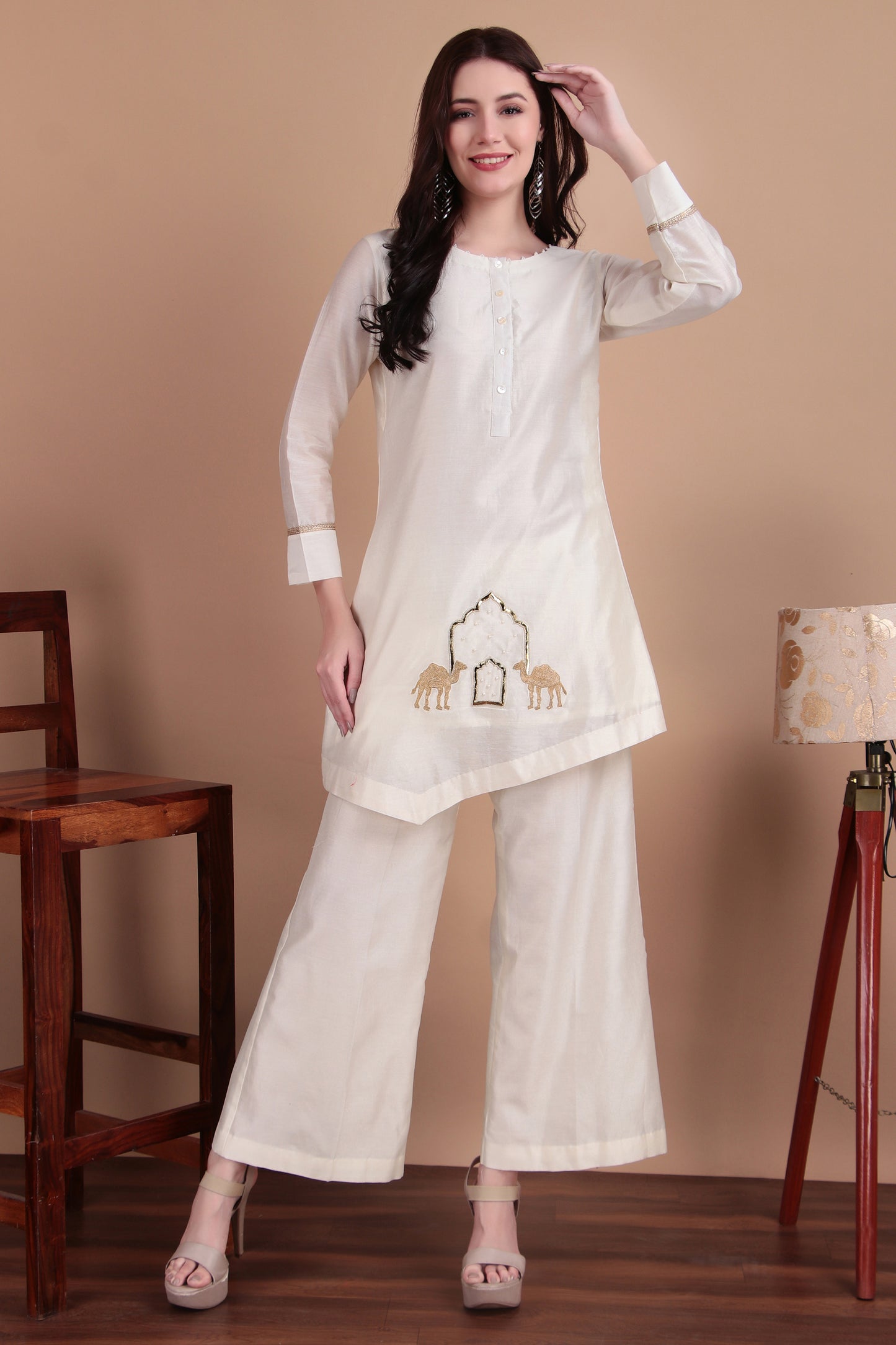 Chanderi Coordset