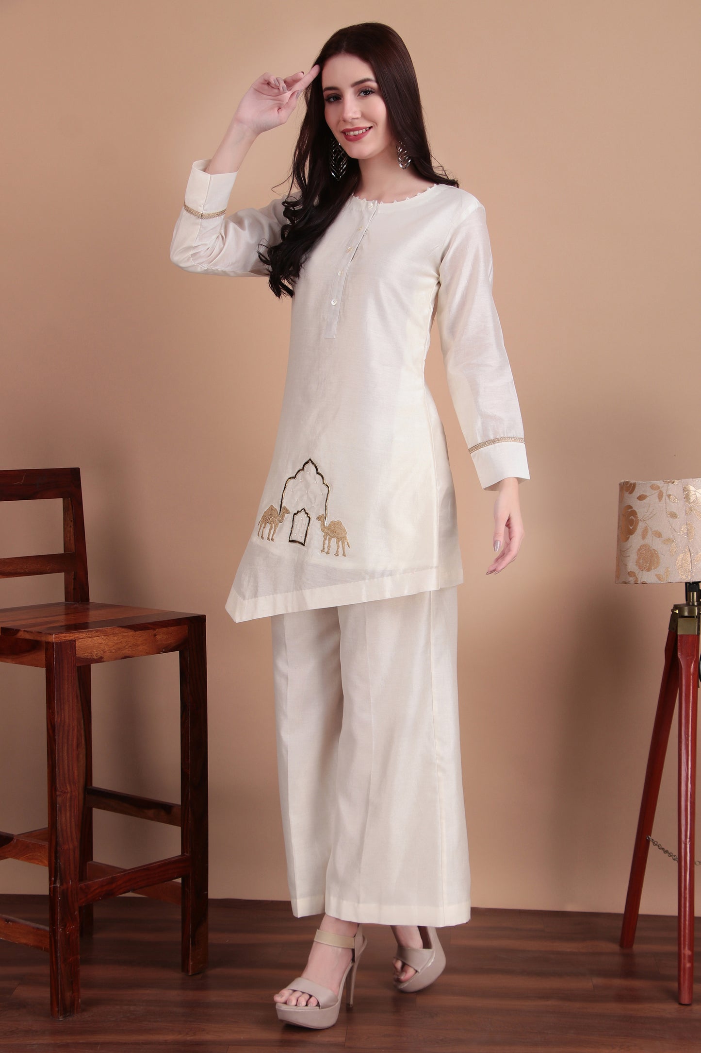 Chanderi Coordset