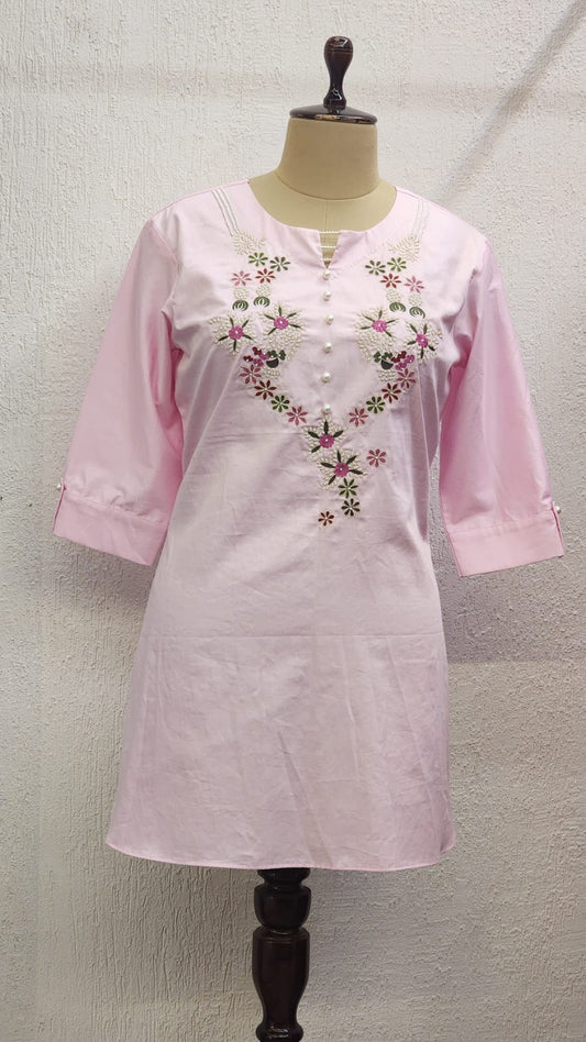 Short Kurta With Embroidery
