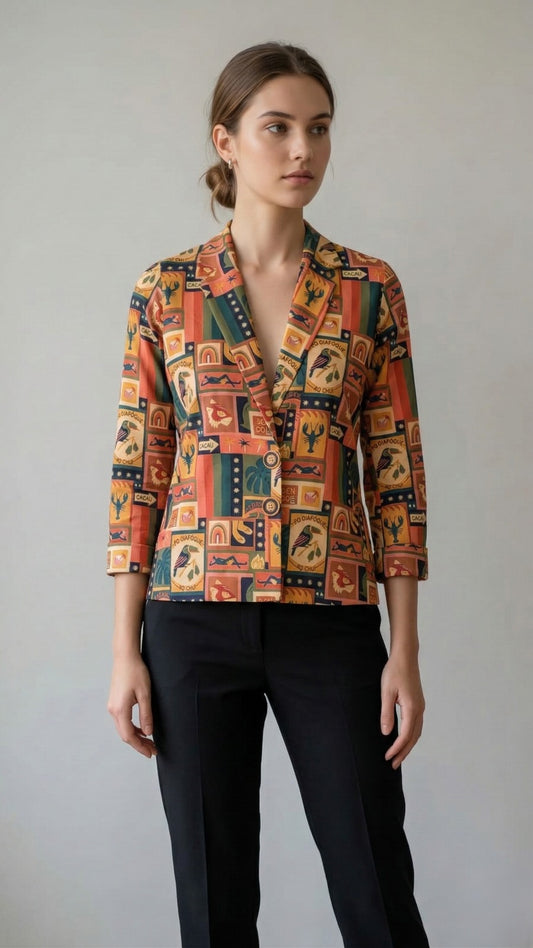 Timeless Comfort linen blazer