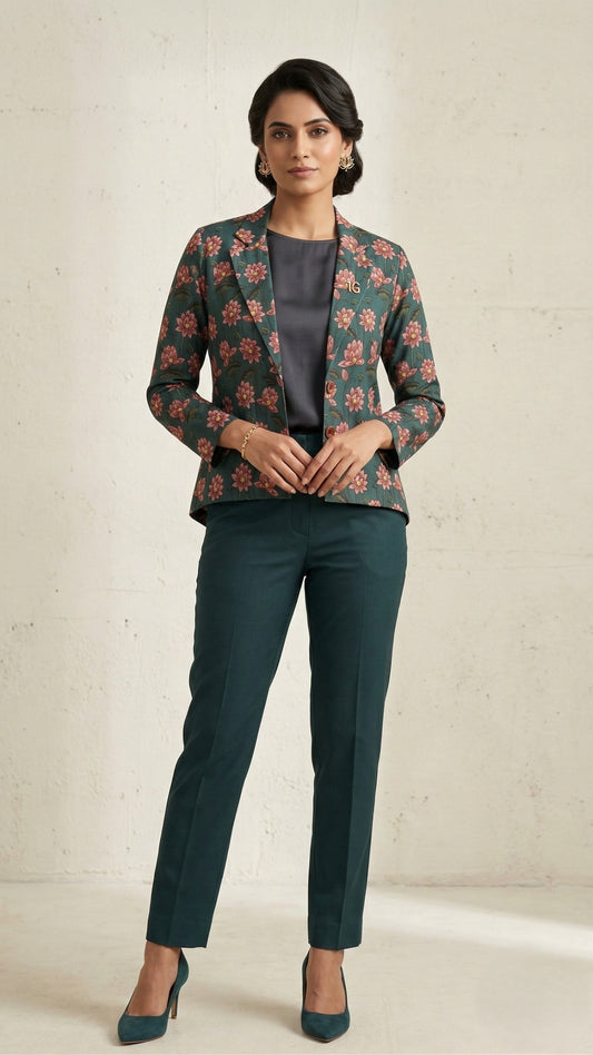 Timeless Comfort linen blazer